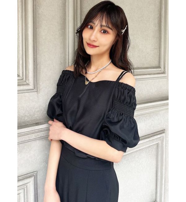 RESEXXY「ボリュームスリーブオフショルブラウス」|シャツ・ブラウス|