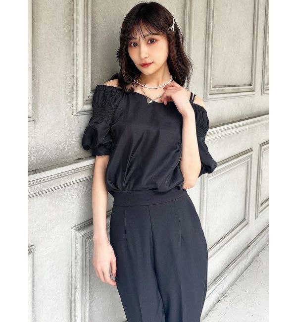 RESEXXY「ボリュームスリーブオフショルブラウス」|シャツ・ブラウス|