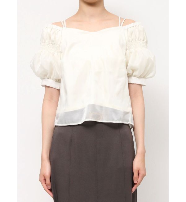 RESEXXY「ボリュームスリーブオフショルブラウス」|シャツ・ブラウス|