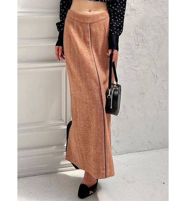 RESEXXY「チェーンベルトペンシルスカート」|スカート|オレンジ