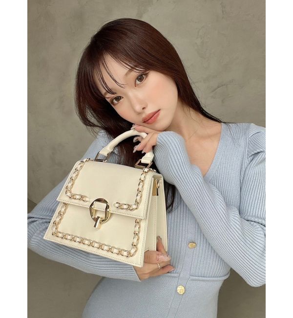 RESEXXY「チェーントリミングハンドバッグ」|ハンドバッグ|