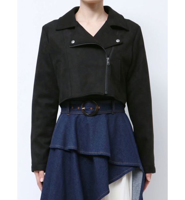 RESEXXY「フェイクスエードライダーズジャケット」|ライダースジャケット|