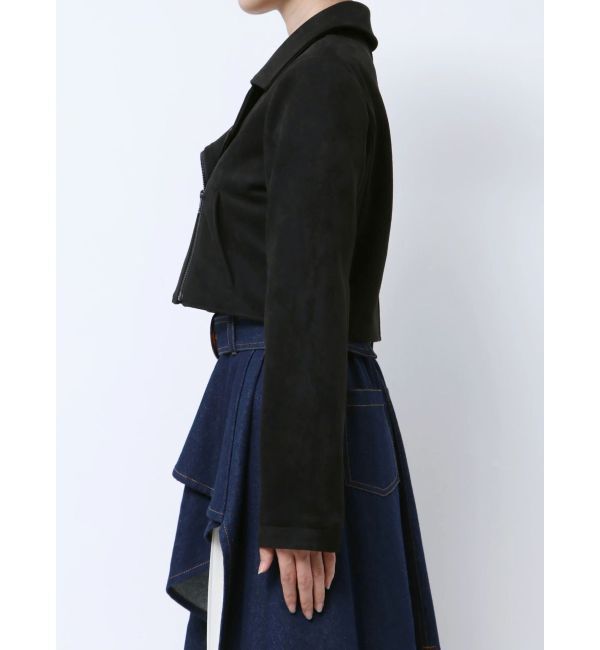 RESEXXY「フェイクスエードライダーズジャケット」|ライダースジャケット|