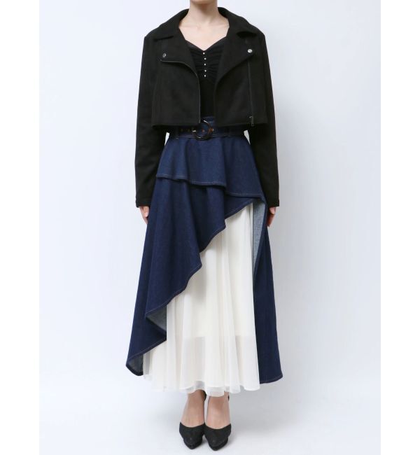 RESEXXY「フェイクスエードライダーズジャケット」|ライダースジャケット|