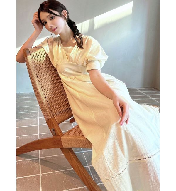 RESEXXY「レーストリムフレアワンピース」|ワンピース|