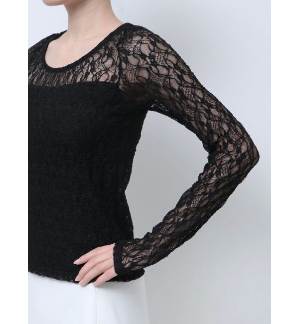 RESEXXY「カップ付きストレッチレーストップス」|Tシャツ・カットソー|