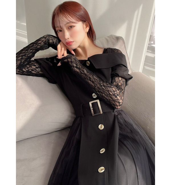 RESEXXY「カップ付きストレッチレーストップス」|Tシャツ・カットソー|