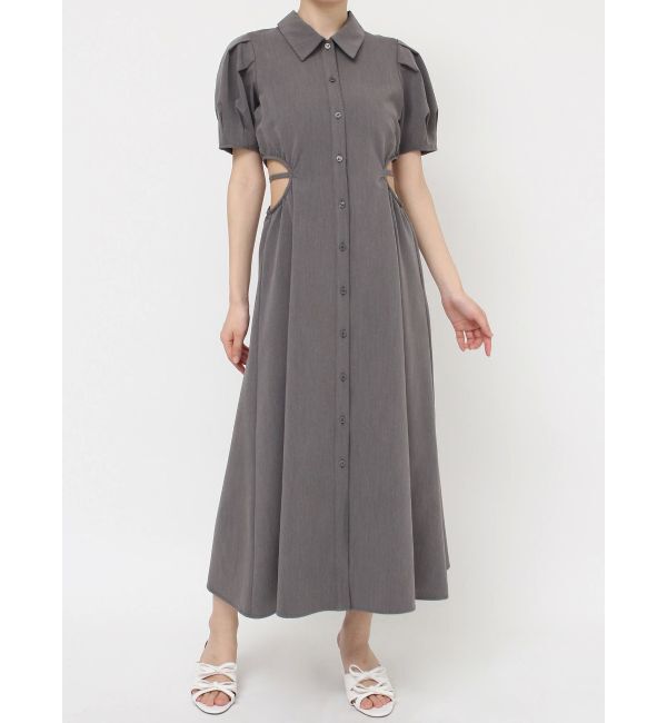 RESEXXY「ウエストオープンシャツワンピース」|ワンピース|