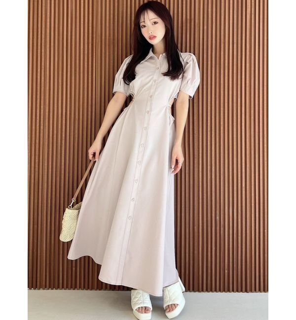 RESEXXY「ウエストオープンシャツワンピース」|ワンピース|