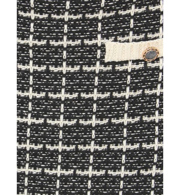 RESEXXY「バイカラーニットミニスカート【セットアップ着用可能】」|スカート|