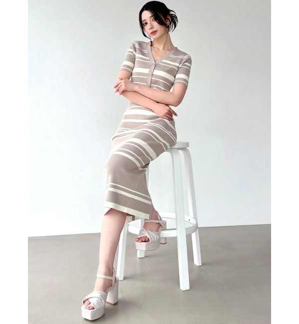 RESEXXY「五分袖ショートカーディガン【セットアップ着用可能】」|カーディガン|