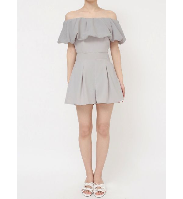 RESEXXY「バルーンオフショルショートコンビネゾン」|オールインワン|