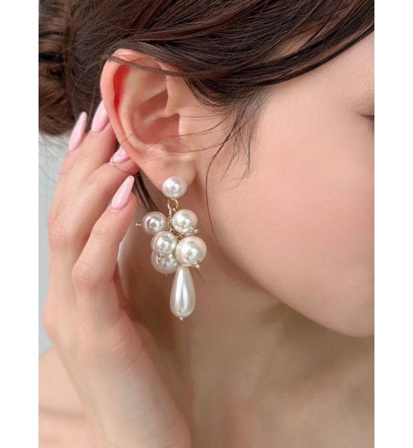 RESEXXY「メニーパールピアス」|ピアス|ゴールド