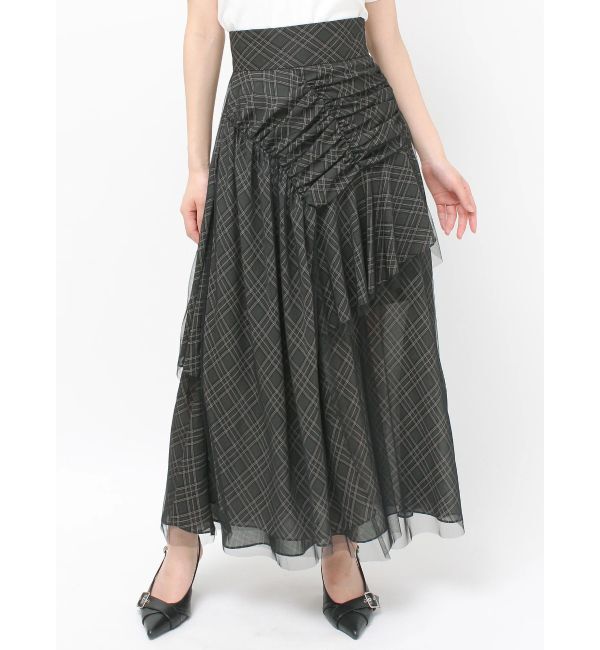 RESEXXY「チュールレイヤードフレアスカート」|スカート|