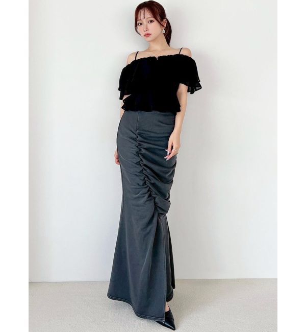 RESEXXY「ギャザーマーメイドスカート【セットアップ着用可能】」|スカート|