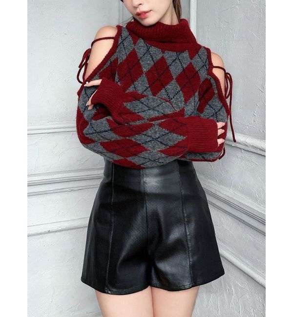 RESEXXY「ハイウエストショートパンツ」|その他|ブラック