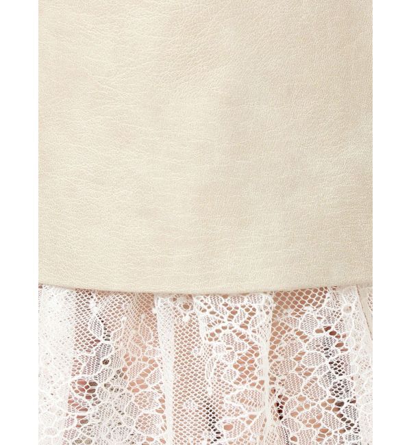 RESEXXY「カフスレースフェイクレザージャケット」|その他|