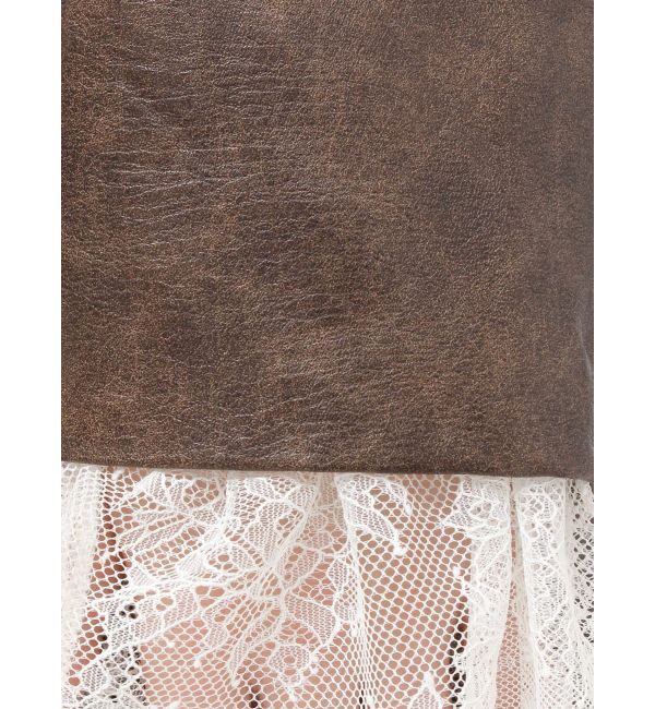 RESEXXY「カフスレースフェイクレザージャケット」|その他|