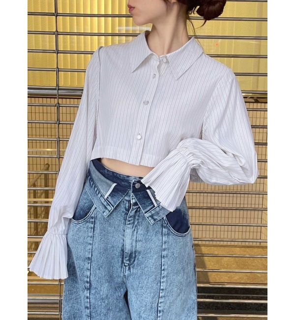 dazzlin「2WAYショートミニシャツワンピース」|ワンピース|イエロー