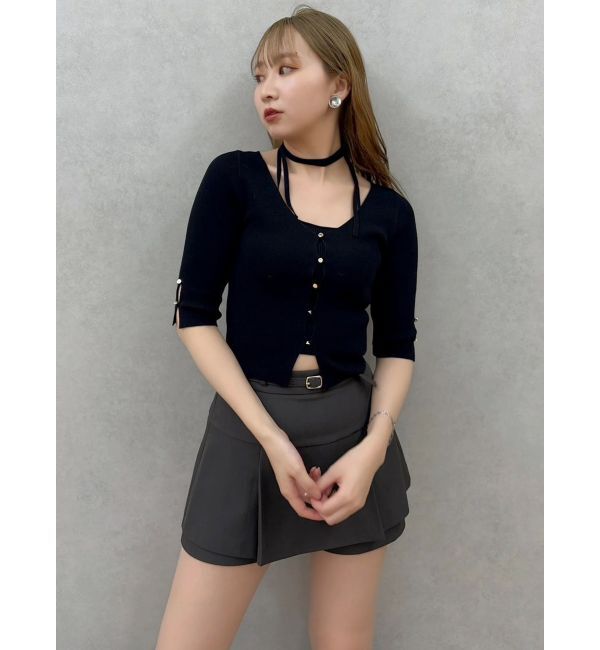 dazzlin「【セットアップ対応】レイヤードスカートパンツ」|スカート|