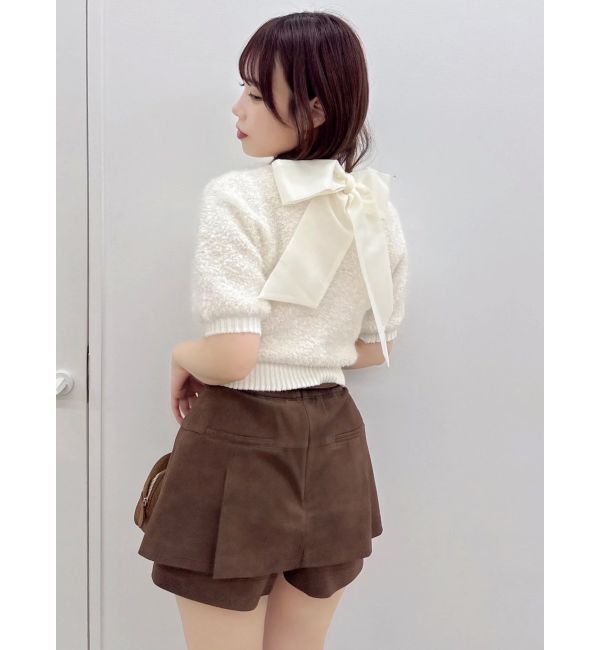 dazzlin「【セットアップ対応】レイヤードスカートパンツ」|スカート|