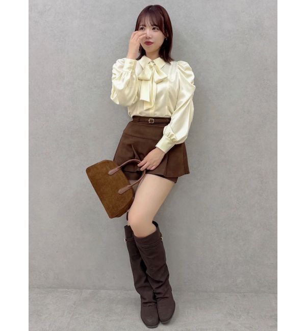 dazzlin「【セットアップ対応】レイヤードスカートパンツ」|スカート|