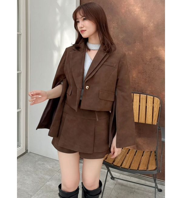 dazzlin「【セットアップ対応】レイヤードスカートパンツ」|スカート|