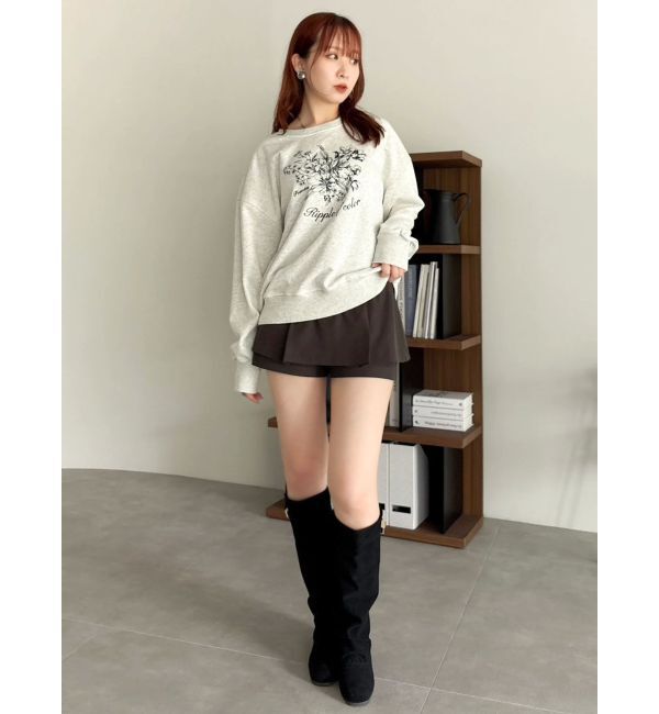 dazzlin「【セットアップ対応】レイヤードスカートパンツ」|スカート|