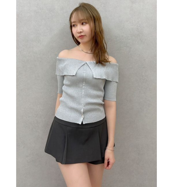 dazzlin「【セットアップ対応】レイヤードスカートパンツ」|スカート|