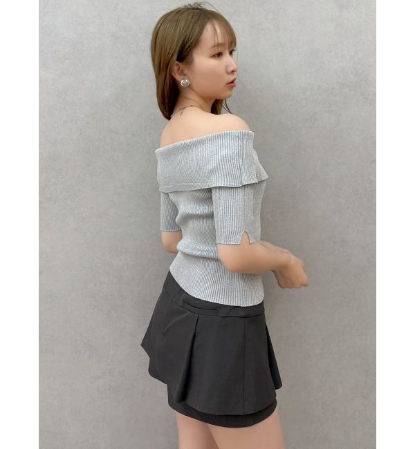 dazzlin「【セットアップ対応】レイヤードスカートパンツ」|スカート|