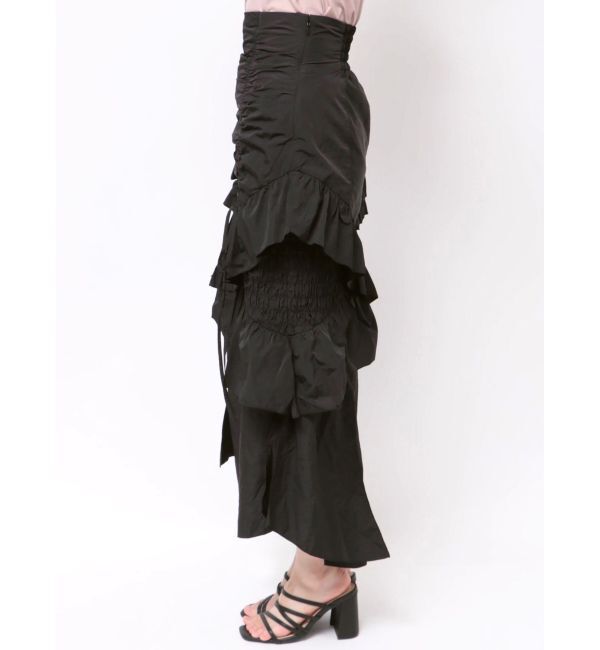 dazzlin「ランダムフリルギャザースカート」|スカート|