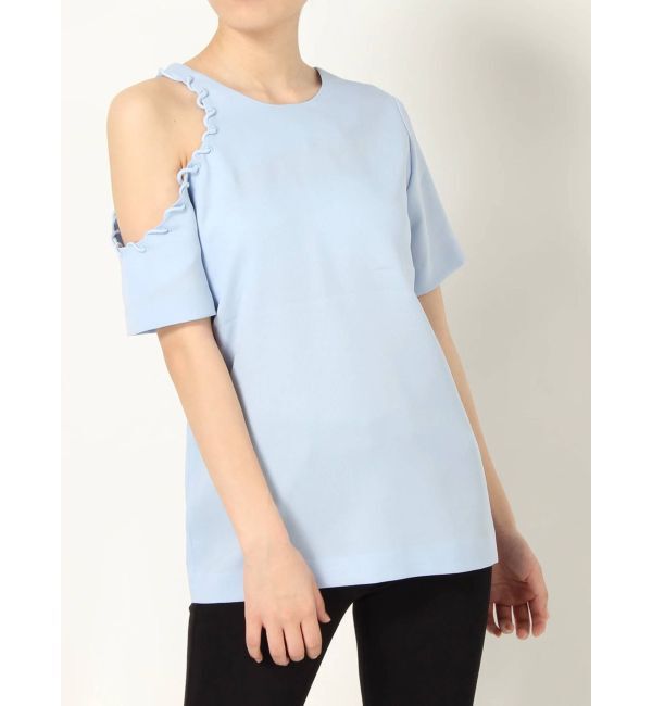 EMODA「レーストップフィットタンクトップ」|Tシャツ・カットソー|アイスブルー