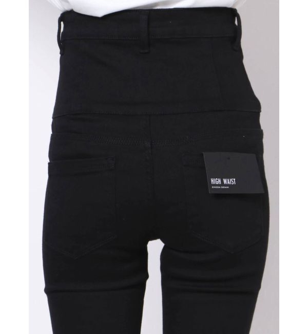 EMODA「アウトポケットハイウエストパギンス」|デニム|