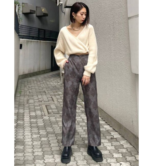 EMODA「ペイズリールーズストレートパンツ」|その他|