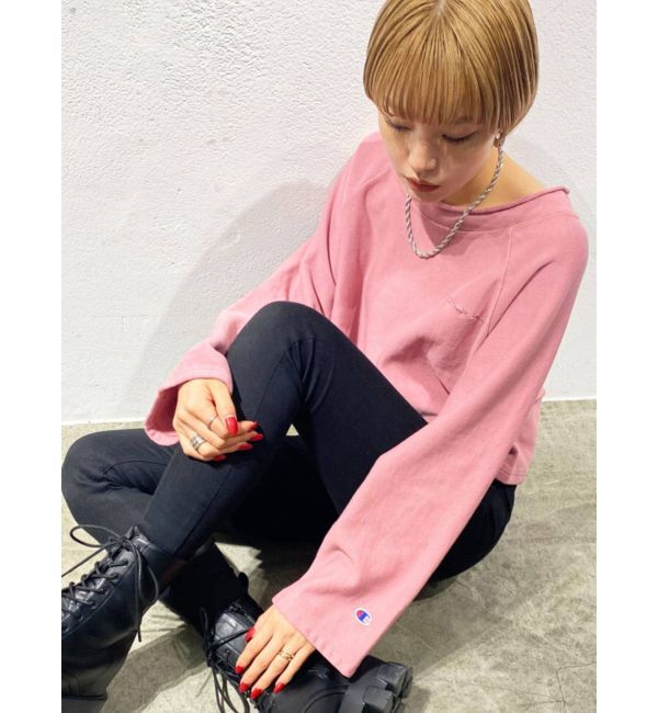 EMODA「【EMODA&times;Champion】ロールネックショートプルオーバー」|Tシャツ・カットソー|