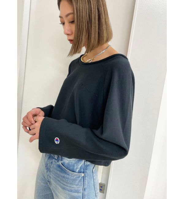 EMODA「【EMODA&times;Champion】ロールネックショートプルオーバー」|Tシャツ・カットソー|