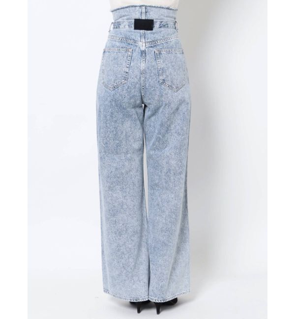EMODA「タックハイウエストルーズジーンズ」|デニム|