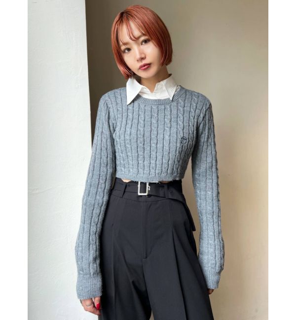 EMODA「ワイドベルトハイウエストルーズパンツ」|その他|