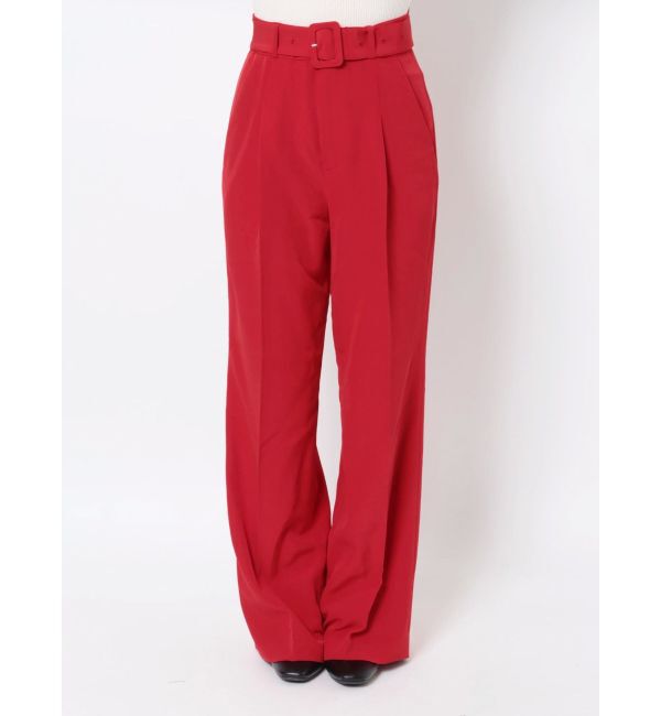 EMODA「ワイドベルトハイウエストルーズパンツ」|その他|