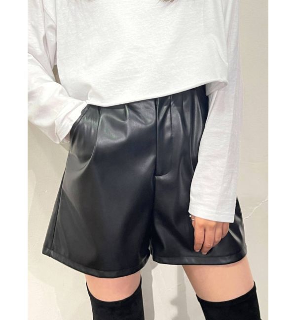 EMODA「ボックスショートパンツ」|その他|ブラック