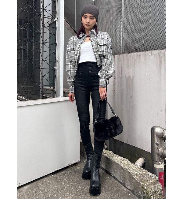 EMODA「【ELDER】フィックスハイウエストデニム」|デニム|