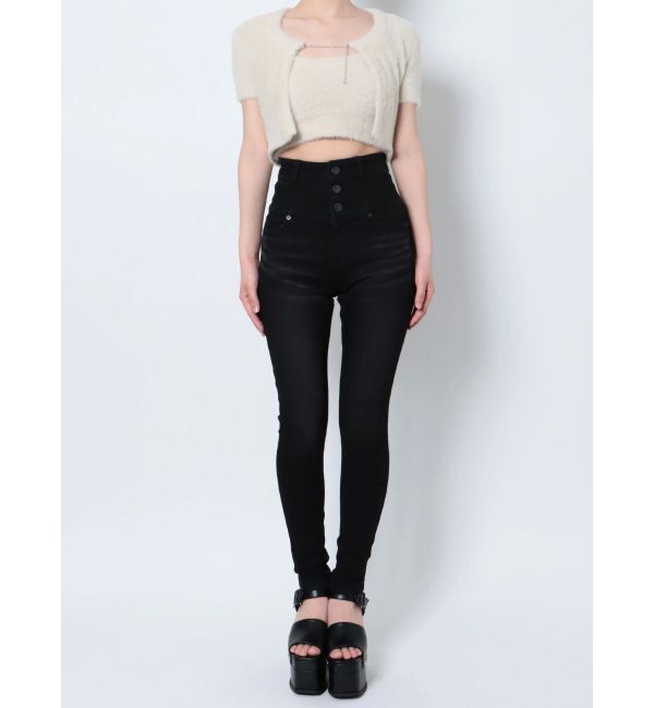 EMODA「【ELDER】フィックスハイウエストデニム」|デニム|