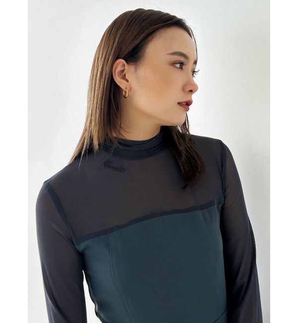 EMODA「シアー2トーンオールインワン」|オールインワン|