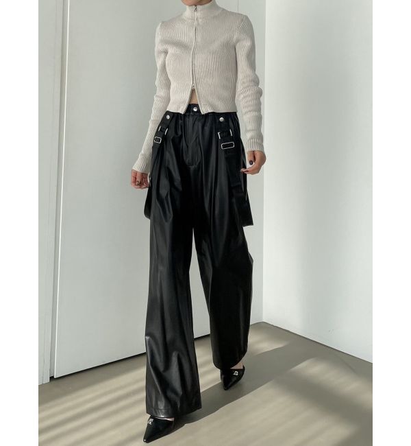 EMODA「ナイロンルーズサスペンダーパンツ」|その他|