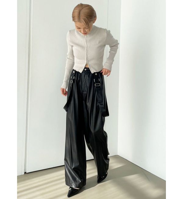 EMODA「ナイロンルーズサスペンダーパンツ」|その他|