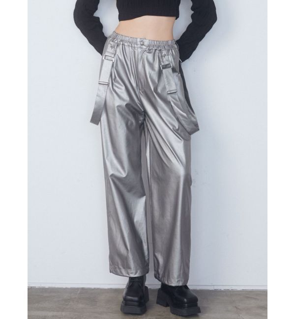 EMODA「ナイロンルーズサスペンダーパンツ」|その他|