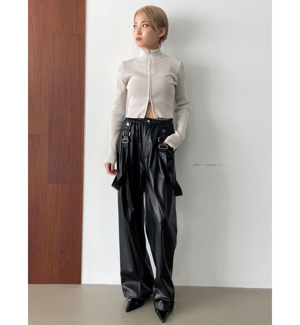 EMODA「ナイロンルーズサスペンダーパンツ」|その他|