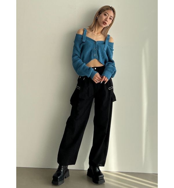 EMODA「ナイロンルーズサスペンダーパンツ」|その他|