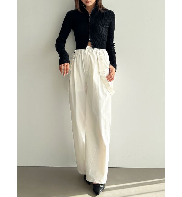 EMODA「ナイロンルーズサスペンダーパンツ」|その他|