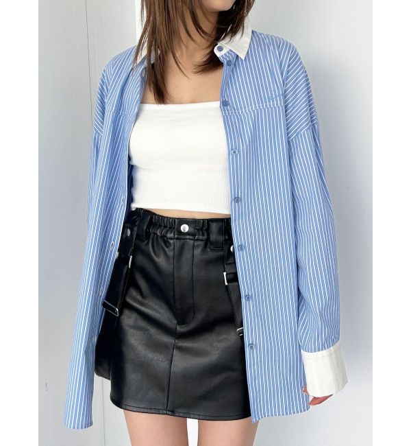 EMODA「ハングサスペンダーミニスカート」|スカート|